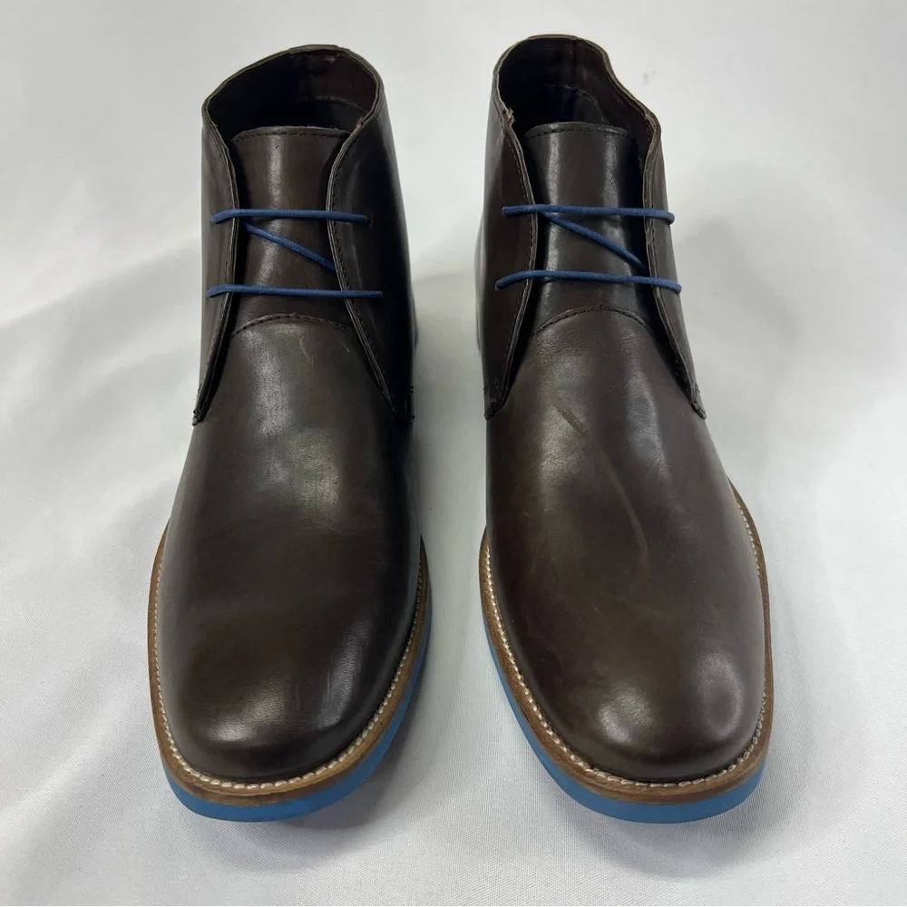 Next 1982 Men’s Genuine Leather Brown Chuuka Boots / Dress Shoes Size 12